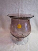 Vintage Purple Vase 6&3/4" x 5&3/4"