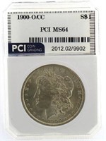 RARE 1900-O over CC MS64 Morgan Silver Dollar