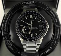 Citizen Eco Drive Satellite Wave World Time Watch