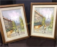 2 Paintings by J. Bills