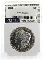 1889-S MS63 Morgan Silver Dollar *KEY DATE