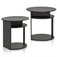 FURINNO ROUND END TABLE (NOT ASSEMBLED)