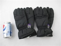 Lot de 2 paires de gants taille M/L