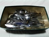 Assorted stainless flatware Marked Korea, Japan