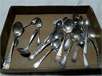 Silver Plate small spoons and ladles