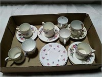 Demitasse cups and saucers made in England