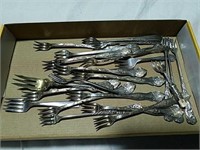 Silver plate cocktail Forks