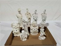White Oriental figures