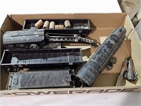 Vintage Lionel train cars, engine and coal car