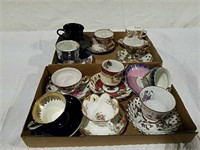 2 boxes cups and saucers