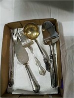 Assorted pieces of flatware all marked Sterling