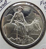 One Ounce .999 Fine Silver Round.