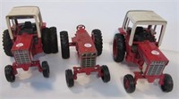 (3) Ertl International die cast tractors