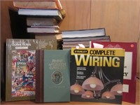 Group of books including Encyclopedia of