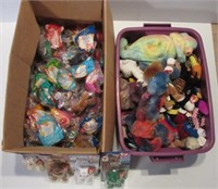 Very large group of Ty Beanie Babies. Some in