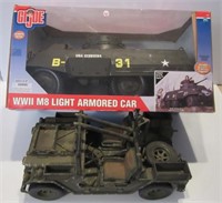 GI Joe WWII M8 light armored car in original box