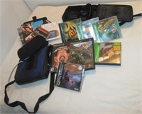 PSP Gaming console with various games and