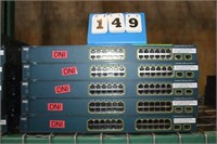 (5) Cisco Catalyst 3560 PoE-24 Network Switch