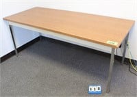 (2) Office Tables, Approx. 6'L x 29-1/2"W x 29"T