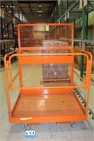 Manlift Cart for Forklift, on Casters