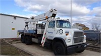 1989 Ford L8000 Diesel Crane Truck