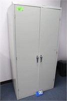 (2) Hon 2-Door Metal Cabinets,