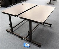 Workstations, On Casters, Approx. 4'L x 24"W