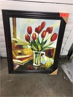 Framed Tulip Picture - 20 x 24