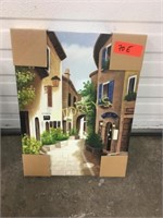 Canvas Street Picture - 12x 16