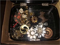 2 TRAY MISCELLANEOUS JEWELRY