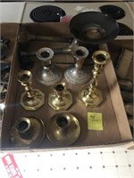 TRAY CANDLE HOLDERS AND COMPOTE