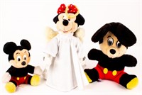Vintage Mickey Mouse & Minnie Mouse Set of 3