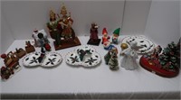 Misc Lot-Christmas Ornaments & Oriental Figures