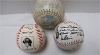 2 Autographed Pirate Baseballs & 1 Softball-autogr