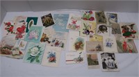 Vintage Greeting Cards-Lot