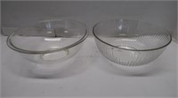 2 Pyrex Bowls-11" Dia.