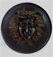 Plaque en bronze de Meduse