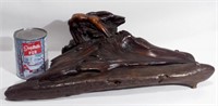 Sculpture antique sur bois de naufrage "Ebb Tide"