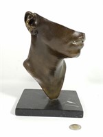 Sculpture de bronze originale par Leopol Bourjoi