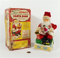 Père Noël jouet animé vintage HTC Japan