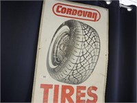 OLD TIRE METAL AD SIGN
