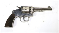 O.H. .32 Long double action revolver, 4" barrel,