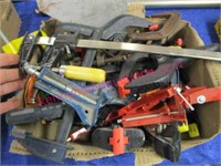 nice box of various clamps