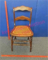 nice old caned chair