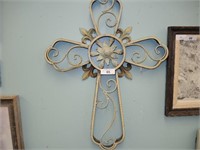 WROUGHT IRON CROSS