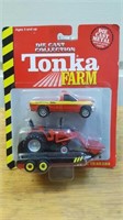Tonka Farm Truck, Trailer  & Tractor  Set in