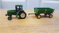 John Deere Tractor  & Grain Cart