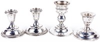 Sterling Silver Lot of Candlestick Holders