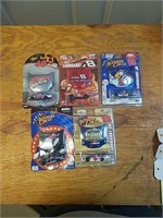 (5) Winners Circle Diecast Car Sets- 1:64 Scale,