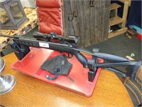 RUGER PRO .177 PELLET RIFLE, SCOPE & STAND